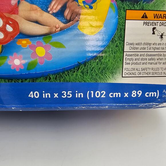 Vintage The Wet Set Intex Shaded Baby Mushroom Pool NEW in Box NIB - Picture 3 of 5